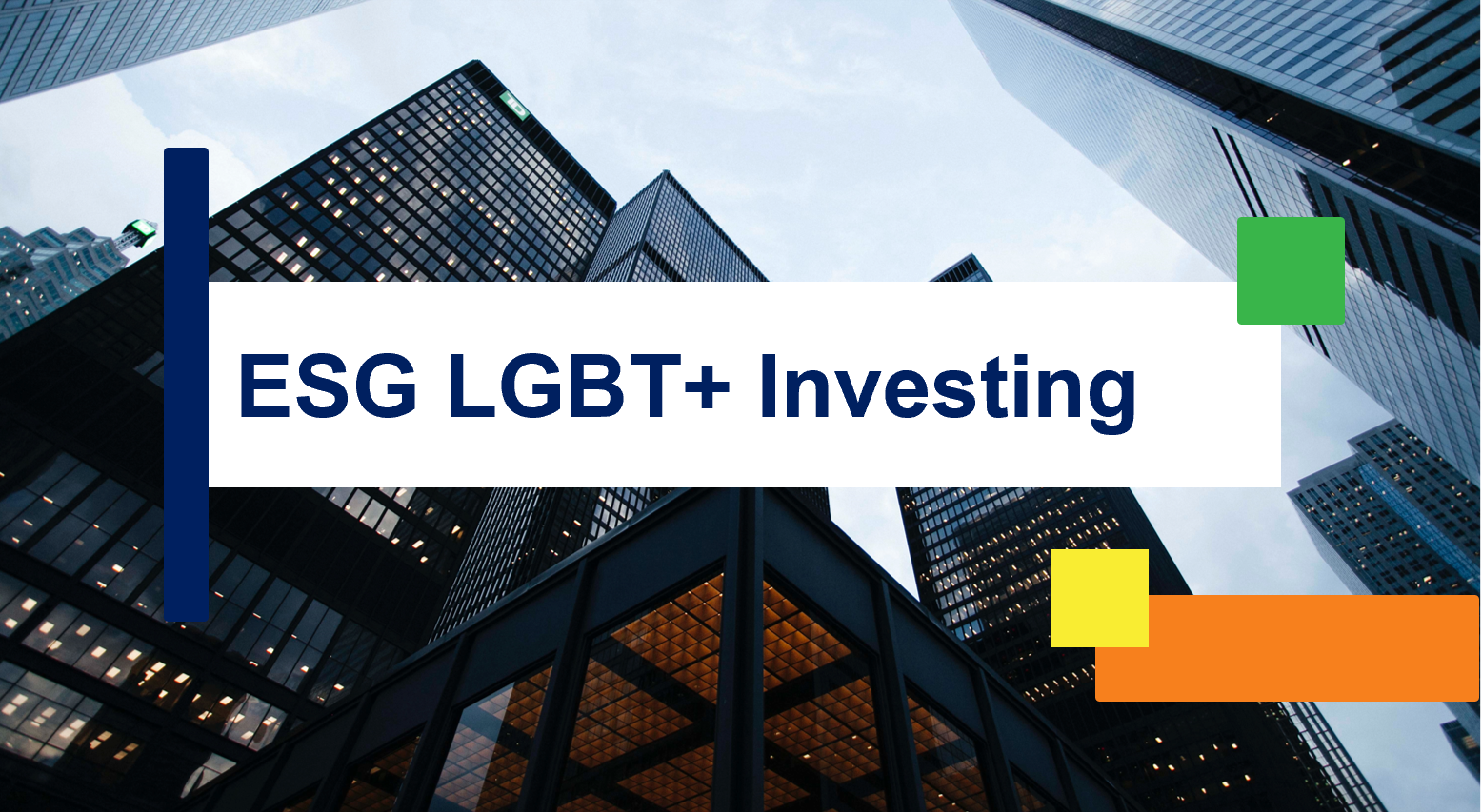 Insights Training Session Image showing title, "ESG LGBT Investing" 